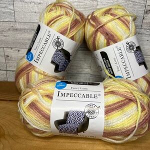 Impeccable Yellow Multi-Color Acrylic Yarn - Soft Blend for Knitting & Crochet